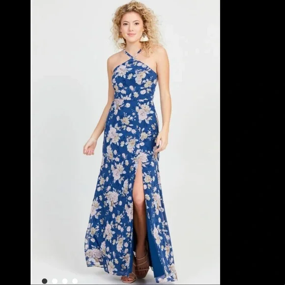 chinese dress ladies Calliope Lace Cutout Maxi Dress – Urban Chic Boutique main image 1